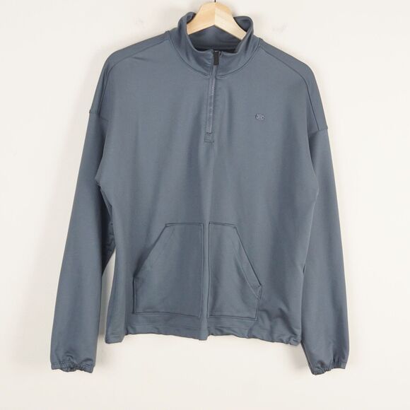 5.11 Tactical Reese 1/4 Zip Gray Performance Training Sweater Womens Sz L - Picture 1 of 10